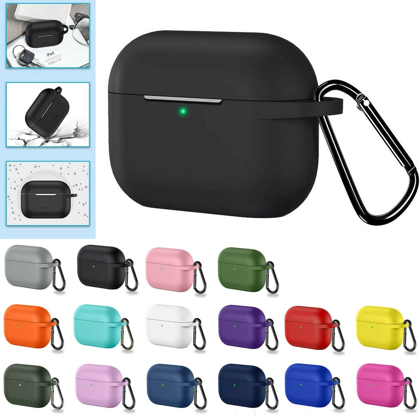 For Apple Airpods Pro 2Nd Gen 2022 Case Soft Liquid Silicone Shockproof Cove
