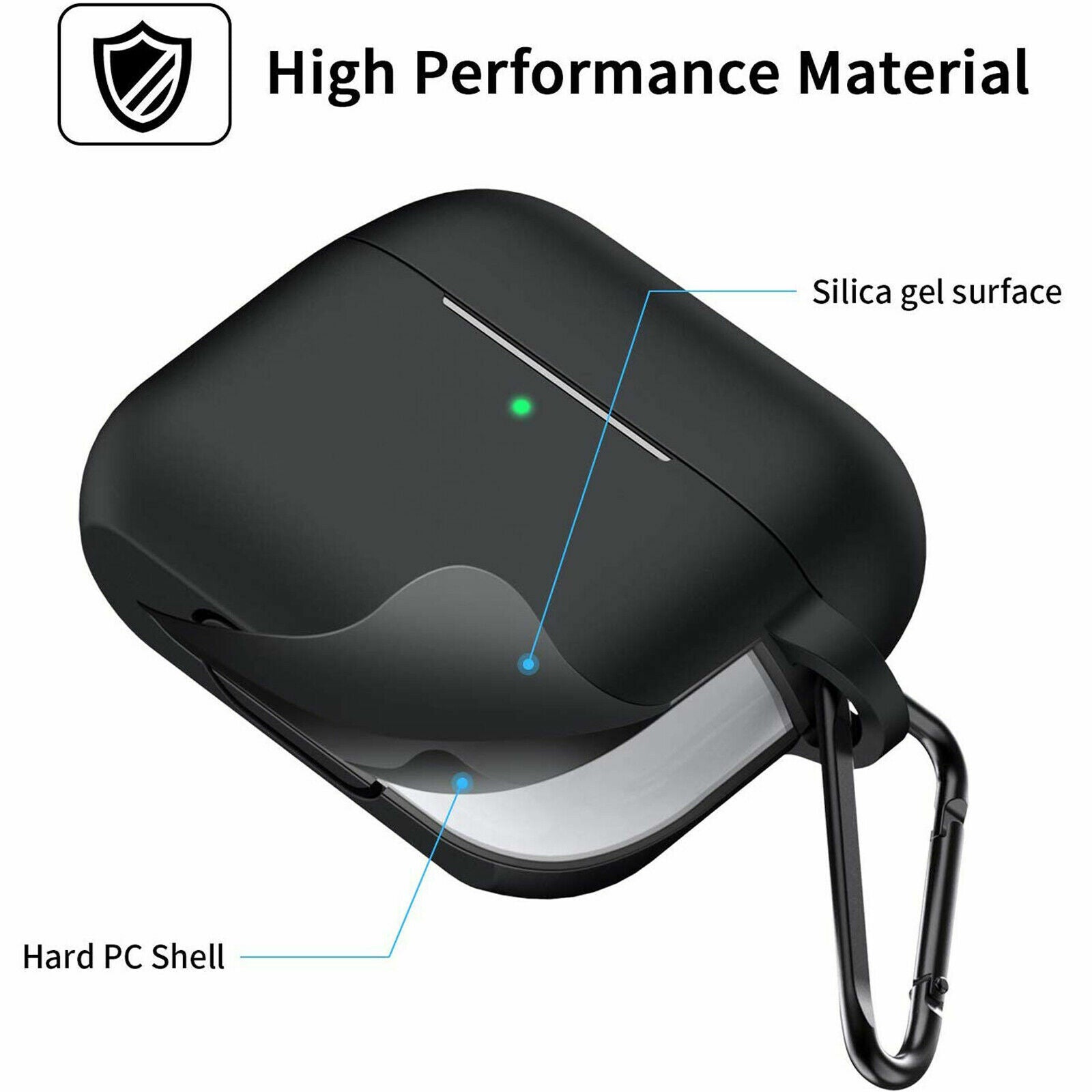 For Apple Airpods Pro 2Nd Gen 2022 Case Soft Liquid Silicone Shockproof Cove