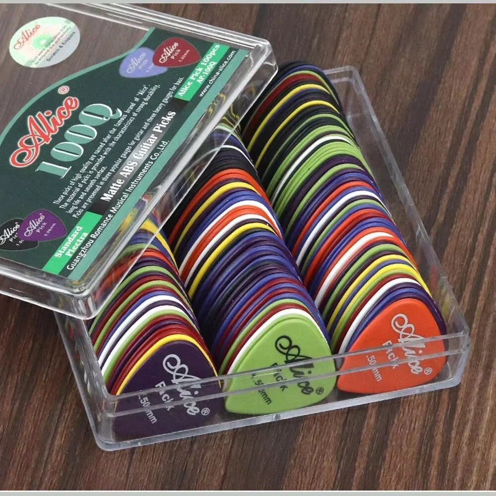 Multicolor Guitar Picks 50/100 Pieces Mixed ABS Premium Plastic Guitar Picks for Acoustic Electric Guitars Bass or Ukulele