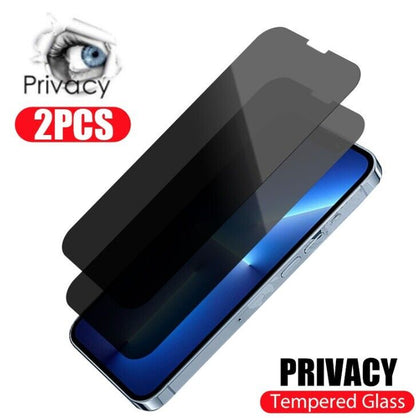 Privacy Tempered Glass Screen Protector for Iphone 13/14/15 16/17 PRO MAX PLUS