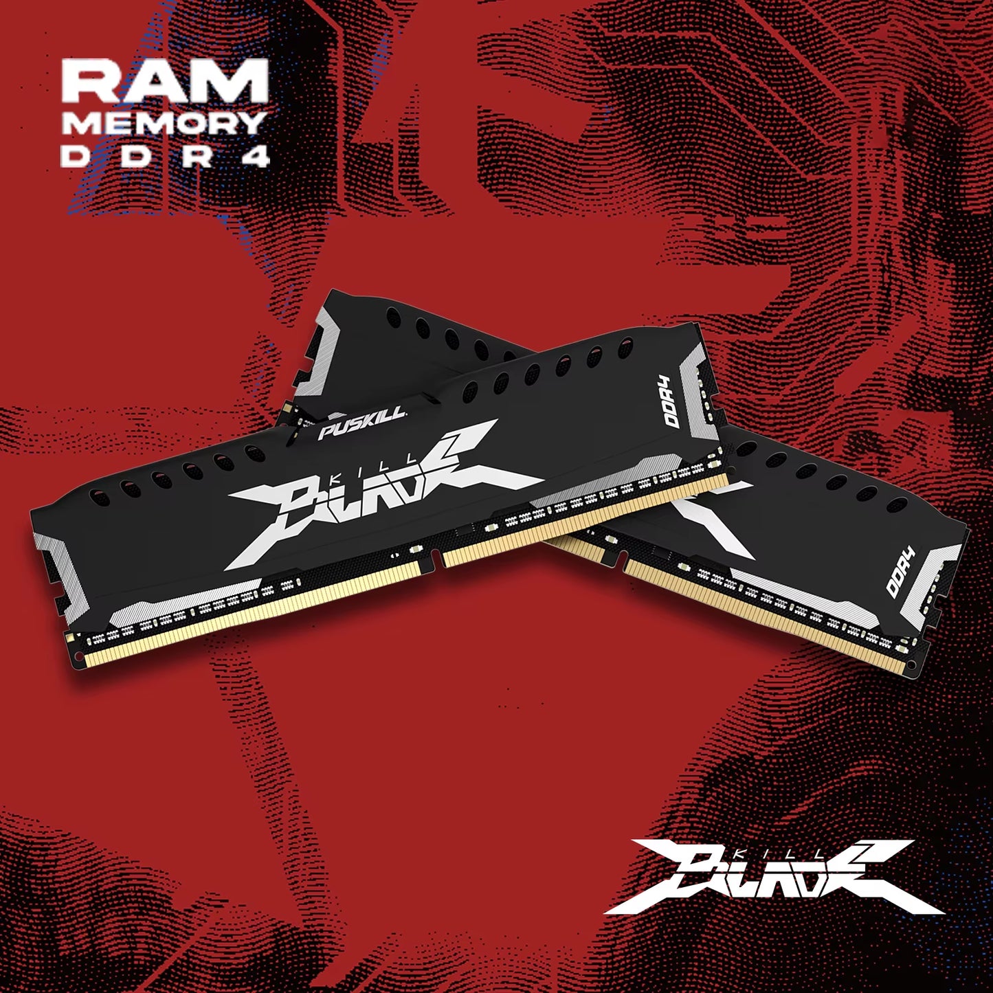 Memória RAM DDR4 16GB 8GB 1.2V 3200Mhz 2666Mhz Desktop Computer UDIMM Cooling Vest Memory Memoria