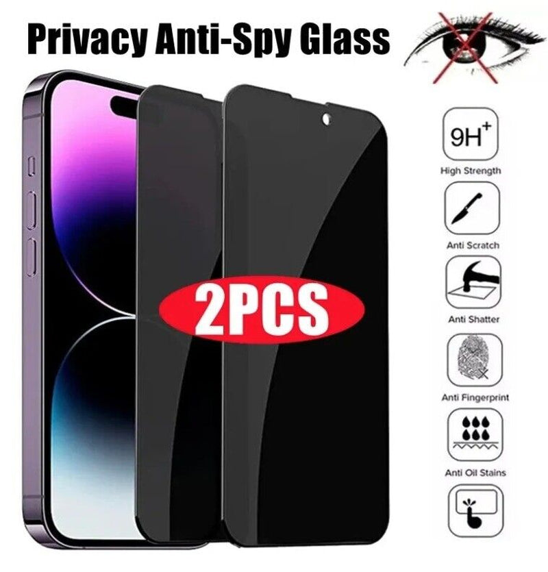 Privacy Tempered Glass Screen Protector for Iphone 13/14/15 16/17 PRO MAX PLUS