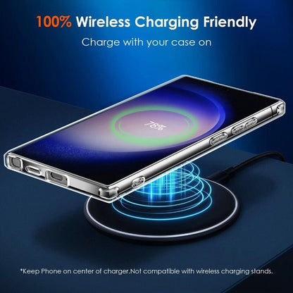 Case for Samsung Galaxy S24 Fe/Ultra/S25+ Clear Shockproof Silicone Phone Cover