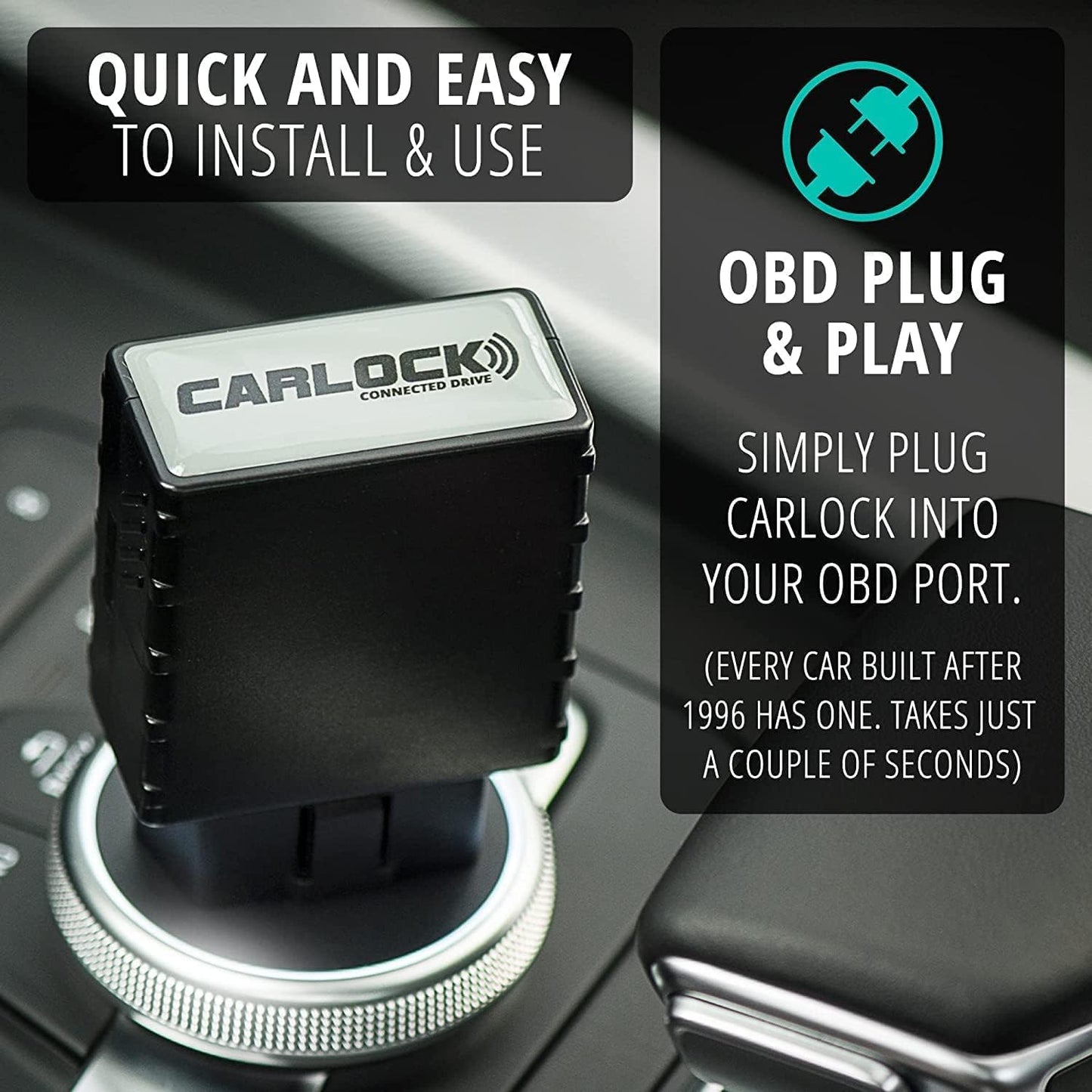 anti Theft Car Device - Real Time UK 4G LTE Car GPS Tracker & Car Alarm System Security - OBD & Phone App - Auto Van Vehicles Tracking & Instant Alert of Suspicious Behavior