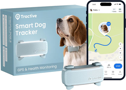 Smart Dog Tracker | 2025 Edition | Real-Time GPS Tracking | Escape & Health Alerts | Vitals Monitoring | Market Leader (Mint)