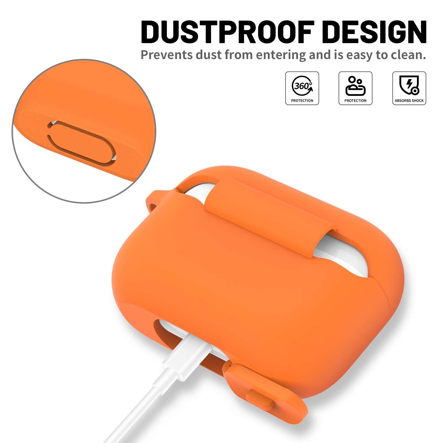 For Apple Airpods Pro 2Nd Gen 2022 Case Soft Liquid Silicone Shockproof Cove