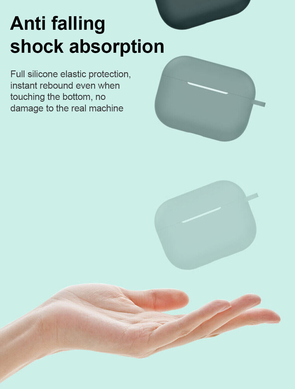 For Apple Airpods Pro 2Nd Gen 2022 Case Soft Liquid Silicone Shockproof Cove