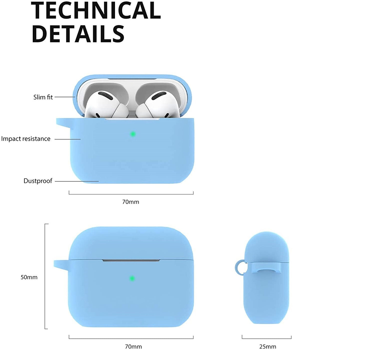 For Apple Airpods Pro 2Nd Gen 2022 Case Soft Liquid Silicone Shockproof Cove